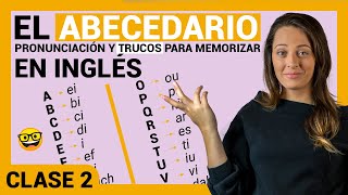 EL ABECEDARIO en inglés 🔊PRONUNCIACIÓN fácil y rápido🚀 ▶ ＃2 Clase [upl. by Lleryt]