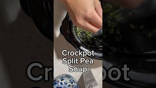 Split Pea Soup in the Slow Cooker crockpotcooking recipe [upl. by Lantz321]