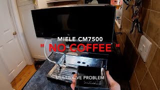 Miele CM7500 quotNo Coffeequot Repair [upl. by Eremehc676]