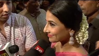 Vidya in Delhi to collect National Award [upl. by Daniela]