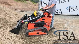 5013  Unused EGN EG36C Mini Skid Steer Will Be Sold At Auction [upl. by Akerdnuhs]