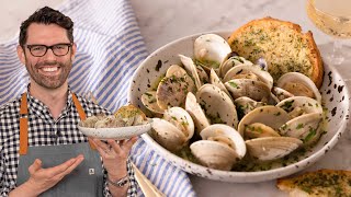 Amazing Champagne Butter Clams Recipe [upl. by Natie]