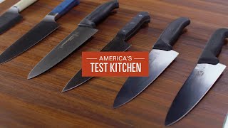 Equipment Review Inexpensive Chefs Knives [upl. by Madalyn564]