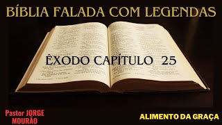 BÍBLIA FALADA COM LEGENDAS ÊXODO CAPÍTULO 25 [upl. by Wiersma206]