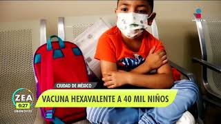 CDMX prevé aplicar vacuna hexavalente a 40 mil niños  Noticias con Francisco Zea [upl. by Fayette]