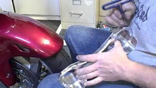 Honda Goldwing GL 1800 BlackWing Fork Brace Installation [upl. by Hortensia724]