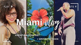 MIAMI 🌴 AVENTURA Concert  Writing My Book  TRAVEL VLOG aventura miamivlog miamitrip writing [upl. by Weigle244]