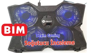 Bim Market Dexim DNA001 Laptop Soğutucu İncelemesi  Notebook Soğutucu incelemesi [upl. by Kenelm113]