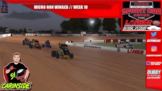 Dirt Trackin  iRacing Micro Sprint NonWinged Lanier R1Fixed  111624 [upl. by Abe]