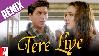 Remix  Tere Liye Song  VeerZaara  Shah Rukh Khan Preity Zinta  Lata Mangeshkar Roop Kumar [upl. by Akemihs792]