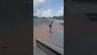 Randi with a fakie to 180 practice elleseven movementcoach columbus shorts 2024 skate sk8 [upl. by Enivid]