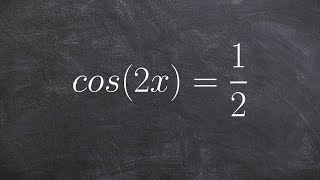 Solving for cosine using multiple angles [upl. by Poul]