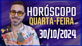 HORÓSCOPO DO DIA 30102024🔮 [upl. by Ariane]