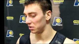 2009 Prospect Interview Tyler Hansbrough [upl. by Nirroc335]