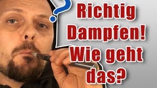 EZigarette richtig rauchen EinsteigerVideo [upl. by Sergius]