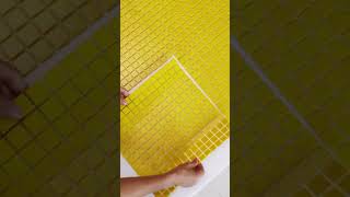 Brighten Your Space with Yellow Glass Mosaic Tiles  Vibrant Design Inspiration [upl. by Amre198]