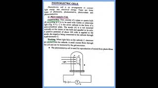 Photoelectric Cell  photoemissive cell  photovoltaic cells and its application [upl. by Suehtomit]