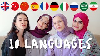 4 Polyglot Girls Speaking in 10 Languages [upl. by Gervase]