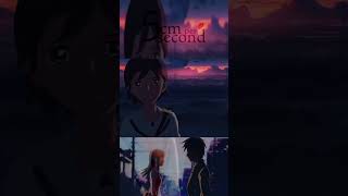 5 CENTIMETER PER SECOND  aesthetic edit AMVviralshorts anime [upl. by Sutphin381]