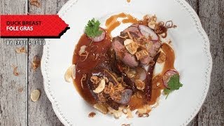 How to make Thai food at home  Duck Breast with Foie Gras [upl. by Knitter]