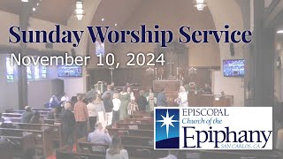 Nov 10 Episcopal Worship  Epiphany San Carlos [upl. by Jacinto]