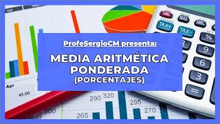 1️⃣ Media Aritmética Ponderada  Promedio ponderado  Estadística para Prueba Nacional MEP [upl. by Kallman818]