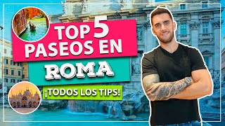 Top 5 paseos en Roma ¡Los paseos más vendidos Lugares y puntos turísticos imperdibles [upl. by Nirehtac787]