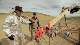 Duct Tape Trebuchet  MythBusters [upl. by Farhsa]