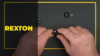 How to turn onoff a battery driven custom device  REXTON Hearing Aids [upl. by Anuhsal321]