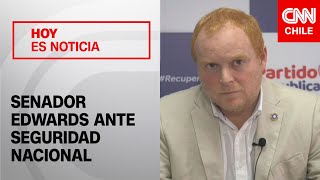 Rojo Edwards quotHay que reconocer que en La Araucanía hay terrorismoquot [upl. by Aleciram]