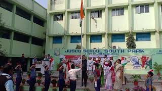 Flag Hoisting Ceremony of 74th Republic Day  JUSCO School South Park [upl. by Evangelina]