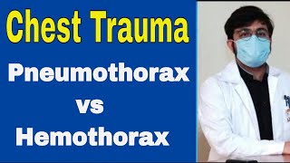 hemothorax vs pneumothoraxMedical Definition  Quick Explainer Videochest traumaTreatment [upl. by Lat]