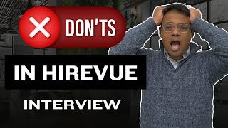 AVOID These 5 HireVue Interview Mistakes [upl. by Ginnie]