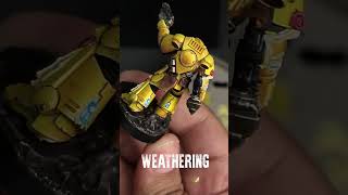 Quick and easy weathering warhammer40k warhammer weathering [upl. by Adnov401]