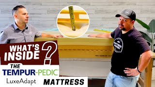 Whats Really Inside The TempurPedic Luxe Adapt Mattress  Anatomy Of A Mattress [upl. by Shirah]