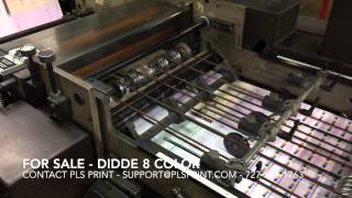 Didde 8 Color Press For Sale [upl. by Aven84]