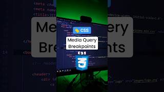 Css breakpoints for diff devices 🤔 reels programming coding [upl. by Maure118]