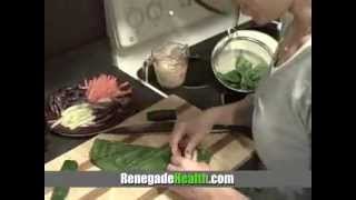 Raw Vegetable Wraps with Collard Greens and Tahini Sauce 27 [upl. by Caswell]