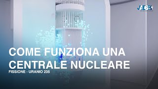 Come funziona una centrale nucleare Fissione  Uranio 235 [upl. by Notsua234]