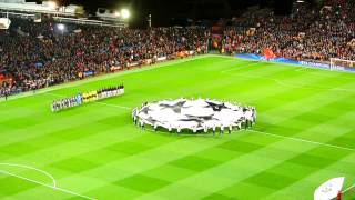 UEFA Champions League Anthem at Old Trafford [upl. by Ellerrehc211]