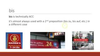 German Grammar Accusative Prepositions [upl. by Darline]