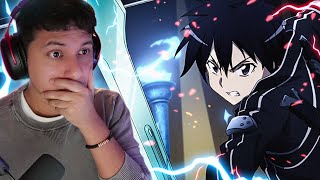 KIRITO VS THE GLEAM EYES  Sword Art Online Episode 9 Reaction [upl. by Swann]