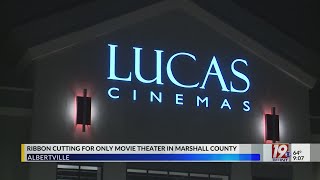 Ribbon Cutting for Only Movie Theater in Marshall County [upl. by Dranrev849]