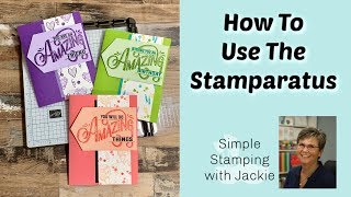 Smart Stamparatus Tips That Will Make Your Stamping Successful [upl. by Niemad]