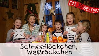 ⛄️ Schneeflöckchen Weißröckchen  Weihnachtslieder für Kinder  Kinderlieder [upl. by Aihsenat]