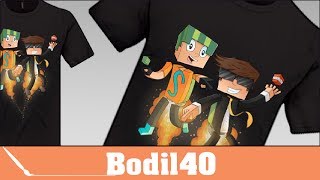 Minecraft SpeedArt  Bodil40 Tshirt Design [upl. by Yunfei]