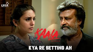 Kaala Movie Scene Hindi  Kya re setting ah  Rajinikanth  Pa Ranjith  SaNa  Lyca Productions [upl. by Imugem]