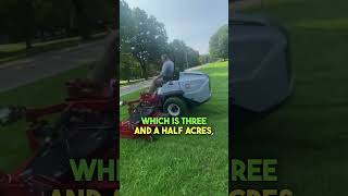 12 FEET of mowing PER pass 80000 Price tag [upl. by Cogswell]