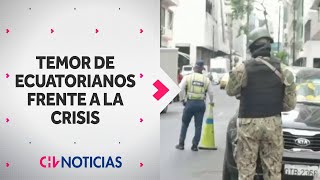 CON TEMOR ecuatorianos intentan retomar la normalidad en medio de crisis de seguridad [upl. by Cleave481]