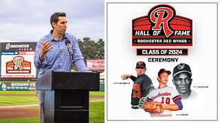 Rochester Red Wings Hall of Fame Ceremony  Class of 2024 [upl. by Aisa29]